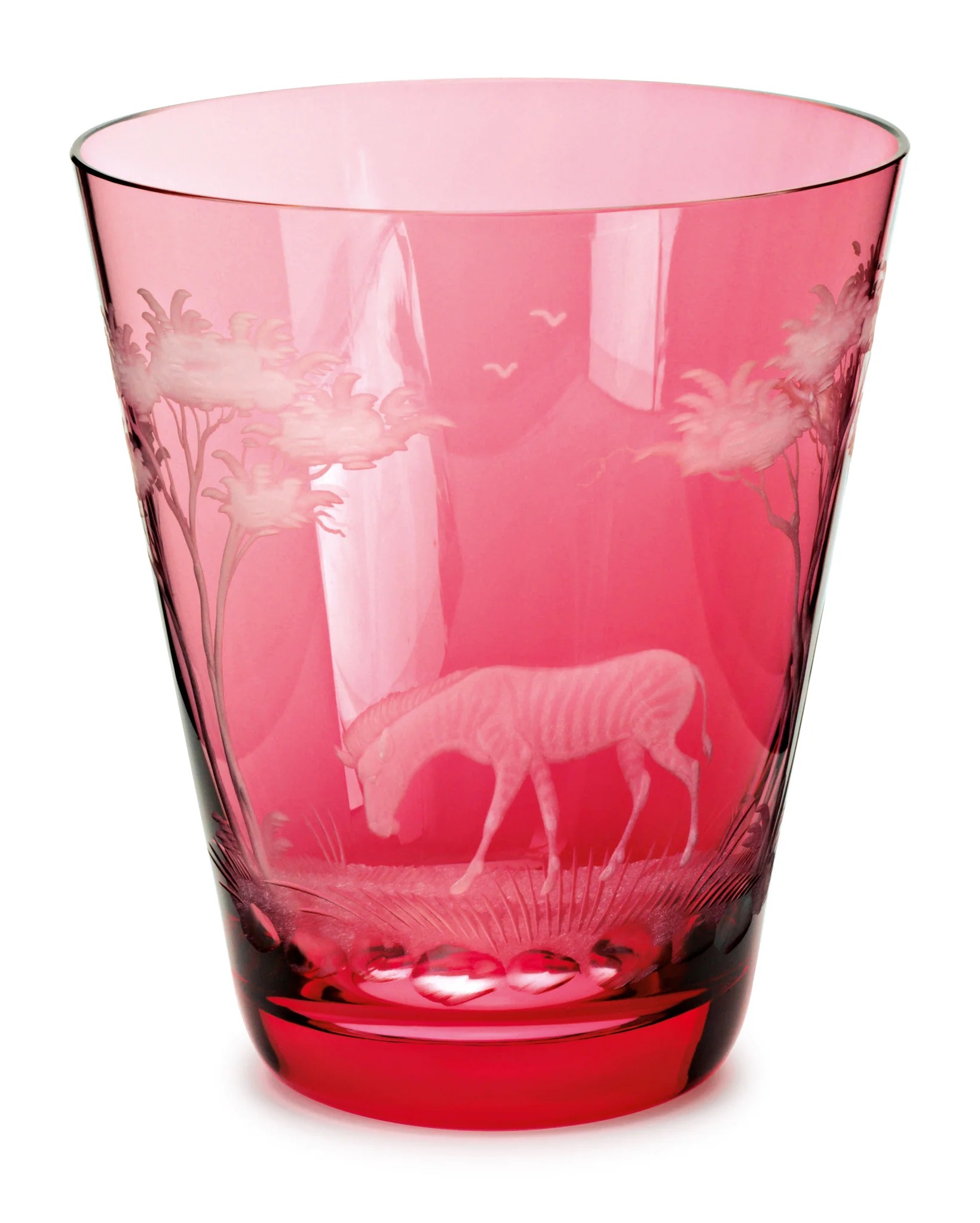 Klimandscharo 107 Mm Zebra Desenli Mor Yakut Renkli Bardak